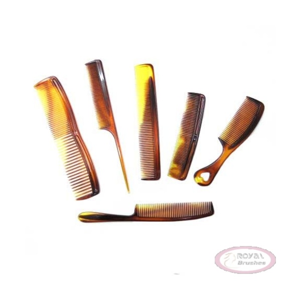 Set on a sheet of 6 combs